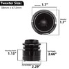 Warzone WZ45TW 1.7-Inch Super Tweeter Speaker, 4 Ohm, 1500W Max