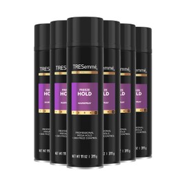 TRESemmé Hairspray Pack of 6 Freeze Hold for 24-Hour Frizz Control and All-Day Humidity Resistance 11 Fl Oz