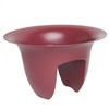 Rail Planter Red 18" Rnd
