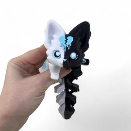 Heart Breaker - 3D Printed Figurine - Anti Valentines Day Fox Figurine