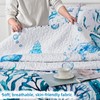 Invoibler Coastal Quilt Set King Size Beach Quilt Bedding Set