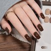 GAOY Gel Nail Polish, Brown Caramel Nude Red Gel Polish