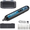 DongCheng 4V Cordless Electric Screwdriver, 2000mAh Battery Powered Rechargeable Screwdriver