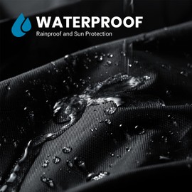 Favoto Bike Cover for 2 Bikes Waterproof 190T Bicycle Cover Outside Storage 29 Inch UV Protection Windproof Dustproof with Lock Hole for Mountain Bike Road Bike