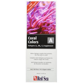 Red Sea Fish Pharm ARE22043 Reef Colors Iodine/Halogens Supplement-A for Aquarium, 500ml