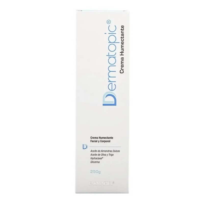 Crema Humectante Facial y Corporal Dermatopic con Aceite de Almendras