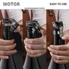 WOTOR Champagne&Wine Bottle Stoppers Stainless Steel with Food Grade Silicone,