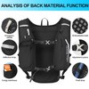 INOXTO Running Hydration Vest Backpack,Lightweight Pack with 1.5L Water Bladder