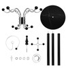 17 Hooks Metal Freestanding Coat Hat Rack Tree Clothes Hats