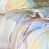 Irisette Bed Linen Mako Satin Yellow/Green/Dusky Pink Size 135 x
