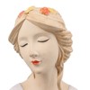 Modern Ceramic Face Vases Decorative Modern Style Shy Girl Flower