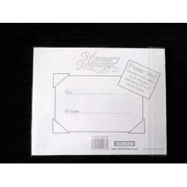 I Love You Memory Mount Gift With A Beautiful Verse Poem And A Choice Of Photo Frame (1 MOUNT ONLY)