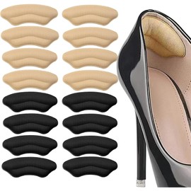 XINCHENG 8 Pairs Heel Cushion Pads, Heel Grips for Shoes, Heel Grips Liner Cushions Inserts, Heel Protectors for Women Men, Preventing Too Big Shoe, Blisters Prevention Relieve Pain