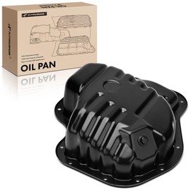A-Premium Engine Oil Pan with Drain Plug Compatible with Toyota Camry Solara 2002-2006 Corolla Matrix 2009-2013 Highlander 2001-2007 RAV4 2004-2005 L4 2.4L Gas 2AZ-FE