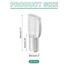 sourcing map 20Pcs Shelf Support Pegs, 5mm Spoon Shape Shelf