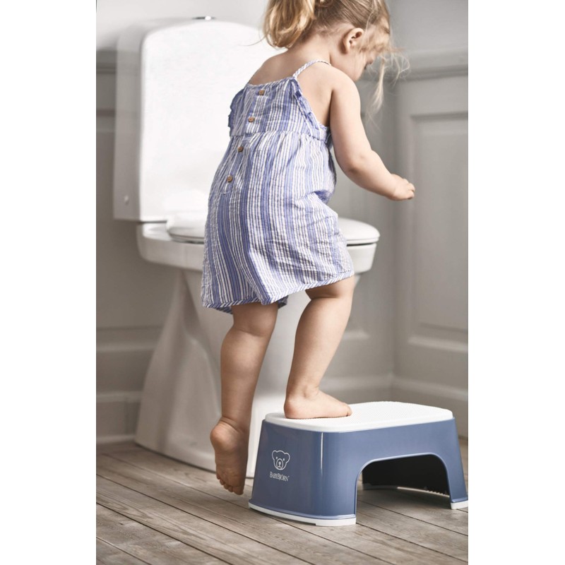 BabyBjörn Step Stool, Deep Blue/White