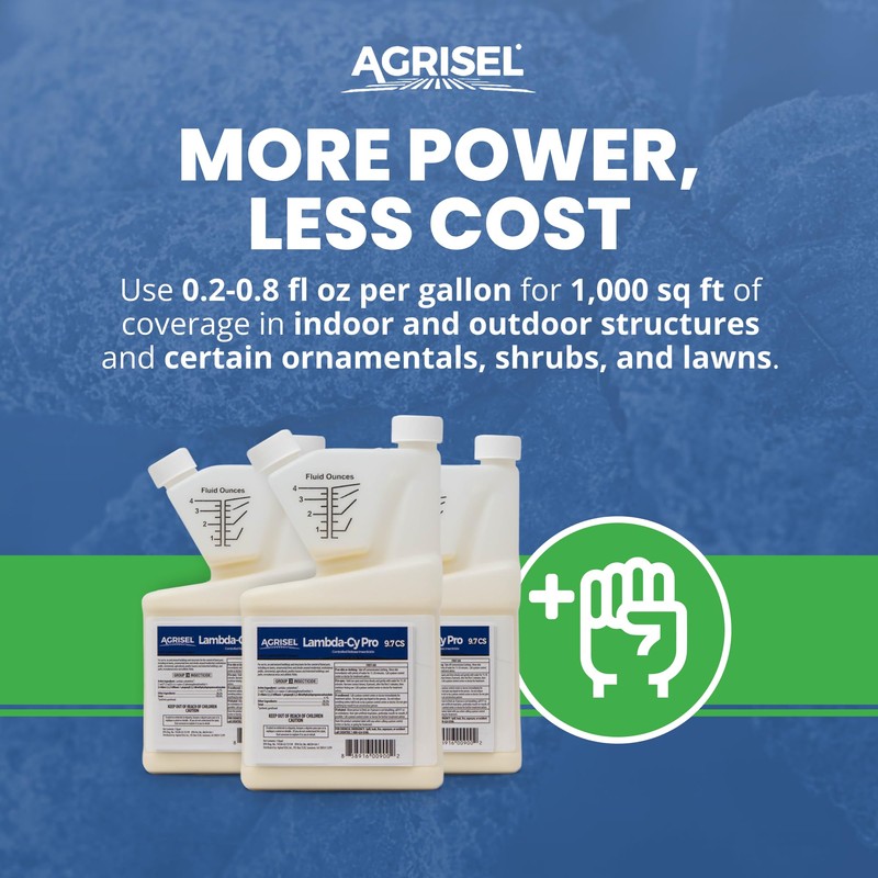 Agrisel Lambda-Cy Pro 9.7 CS Insect/Pest Control Safe for Poultry