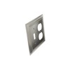 CKP Brand #31196 Single Switch/Duplex Wall Plate, Brushed Nickel