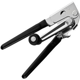 Crank Handle Commercial Can Opener - Heavy Duty Can Opener - Ergonomic Cushioned Handle - Manual Hand Can Opener