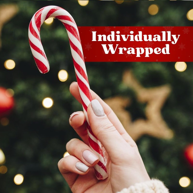 Sarah's Candy Factory Christmas Candy Canes 6 Pack (72 Pieces)
