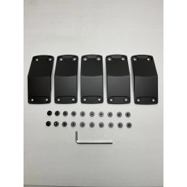 XD Series KMC XD Series XD811 Matte Black Wheel Insert 5 pack W/Screws 811FIN78035ABS