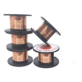 5Pcs Enameled Copper Wire Magnet Winding Wire 0.1mm Thickness 10m Length for Connecting or Soldering Purpose