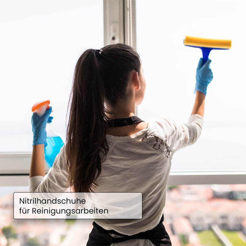 GUARD 5 - Pack of 200 Blue Nitrile Disposable Gloves