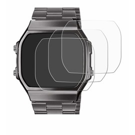 Savvies Pack of 6 Screen Protectors for Casio A168WEGG-1BEF Ultra Transparent