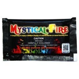 Mystical Fire Color Changing Packets Fire Pits Campfire Long-Lasting Enchanted Multi-Color Magical Family Fun for Indoor Fireplace or Outdoor Use 25 Gram 12 Pack