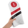 OHPHCALL Elegant Design Golf Club Head Covers 3pcs Fake Leather