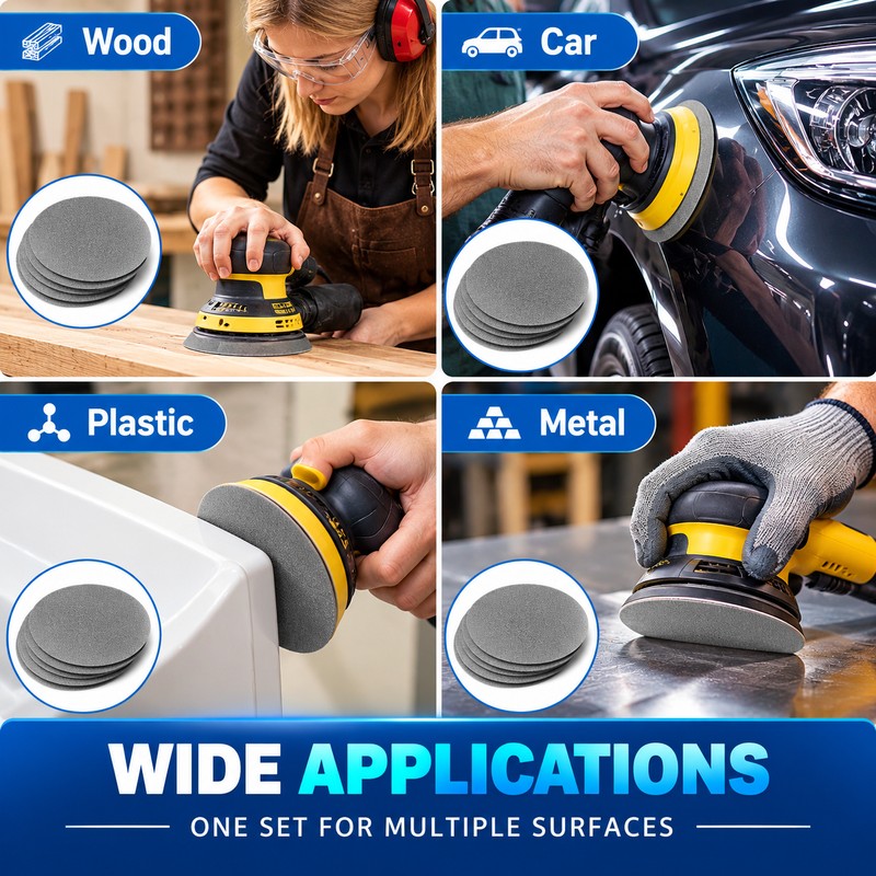 5 Inch Wet Dry Sanding Discs for Fine Finishing –