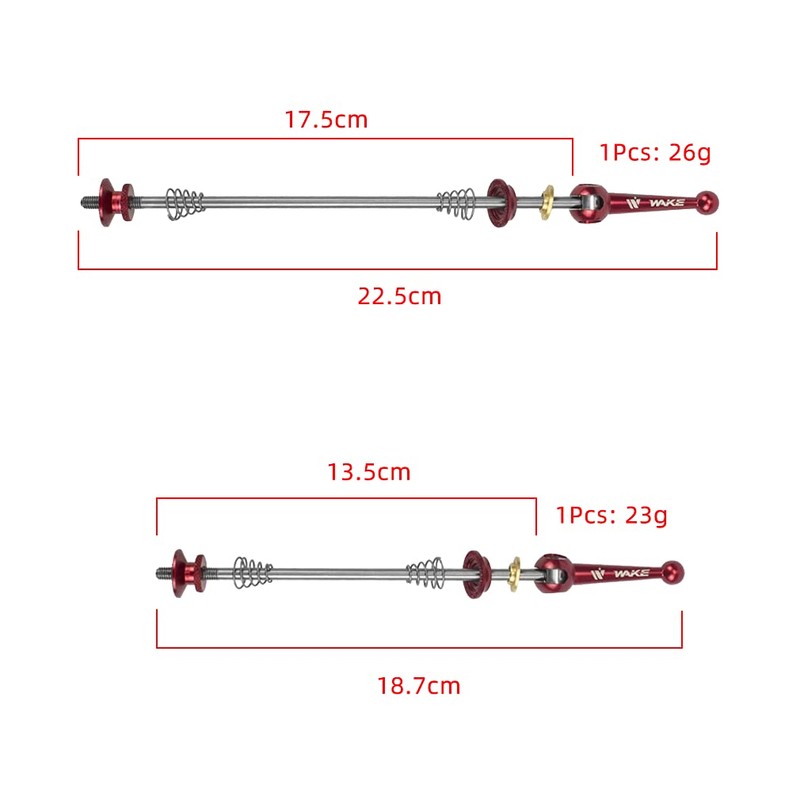 BESNIN Quick Release Bicycle 2 Pieces Front and Rear Wheel