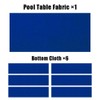 Metaball Professional Pre Cut Pool Table Felt Cloth with 6