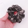 Embellished Sparkly Black Crystal Scrunchie Hair Tie Ponytail Holder Accessory