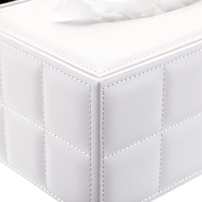 SUMTREE Tissue Box PU Leather Rectangle Tissue Box Tissue Dispenser
