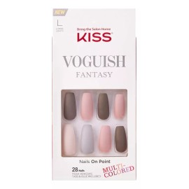 Kiss Kit Uñas Postizas Kiss Voguish Fantasy Chillout Multicolor