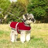 Warm Waterproof Dog Coat With Fleece Lining - Rain Jacket,