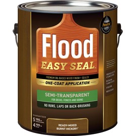 Flood Easy Seal 1 gal. Burnt Hickory Semi-Transparent Exterior Wood Finish