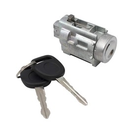 Brock Aftermarket Ignition Lock Cylinder and Keys with Passlock Sensor Compatible with 1997-2003 Chevy Malibu
