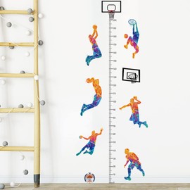 Buer Homie Wall stickers, Growth Chart Pattern for Kids, Height Measure 87" x 27.5"