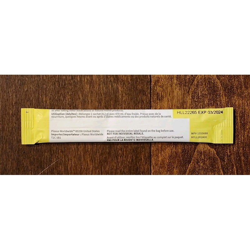 Plexus Hydroplex Electrolyte Drink Mix Lemon Lime New 10 Single