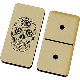 Azeeda 'Day Of The Dead Skull' Domino Set & Box (DM00036001)