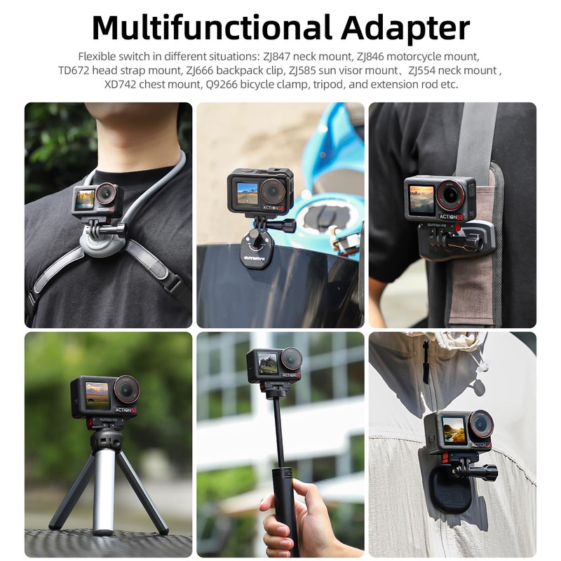 Honbobo Magnetic Mount for DJI Osmo Action 5 Pro, Quick