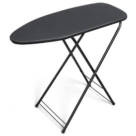 Duwee 13"×35" Ironing Board Small with Heat Resistant Cover,Folding Compact Ironing Board,Light Weight,Easy to Storage,Black