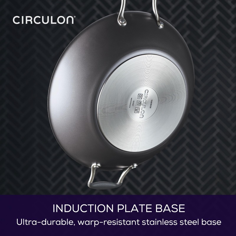 Circulon A1 Series with ScratchDefense Technology Nonstick Induction Wok with