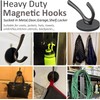 ULIBERMAGNET Strong Magnetic Double Hooks, 2-Pack Heavy Duty Heavy Duty