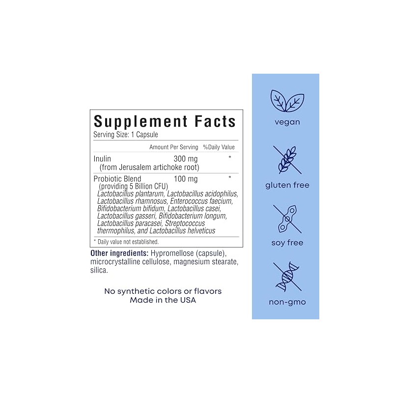 HerOwn Probióticos para Mujer, 11 Cepas con Inulina Prebiótica, 5