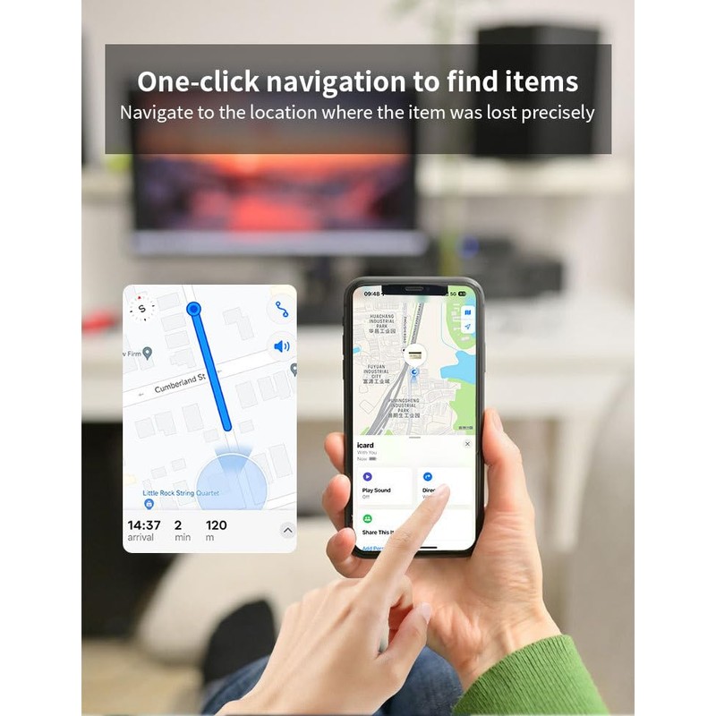 Tracker, Bluetooth Luggage Tracker Works with Apple Find My APP