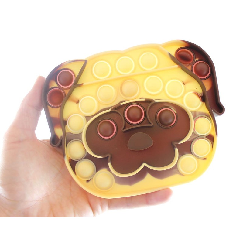 1 Random Dog Breed Bubble Pop Fidget Toy - Silicone