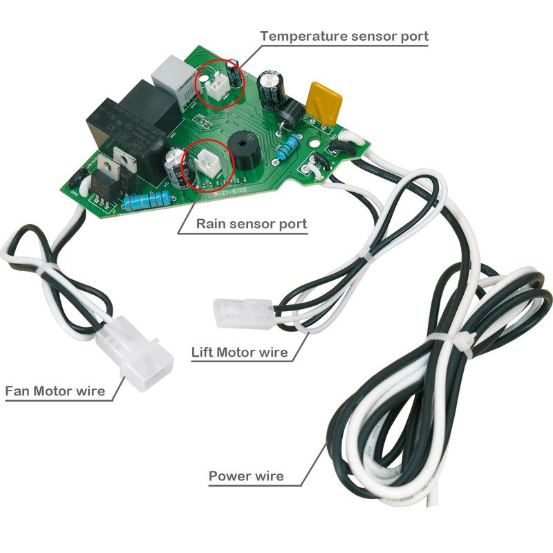 Replacement Printed Circuit Board for Maxxfan MaxxAir Deluxe RV Roof